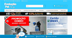 Desktop Screenshot of evolucaopet.com.br